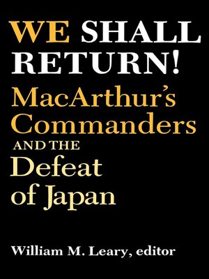 cover image of We Shall Return!